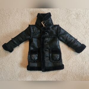 Dakoma Toddler Size 2T Faux Shearling Toggle Coat